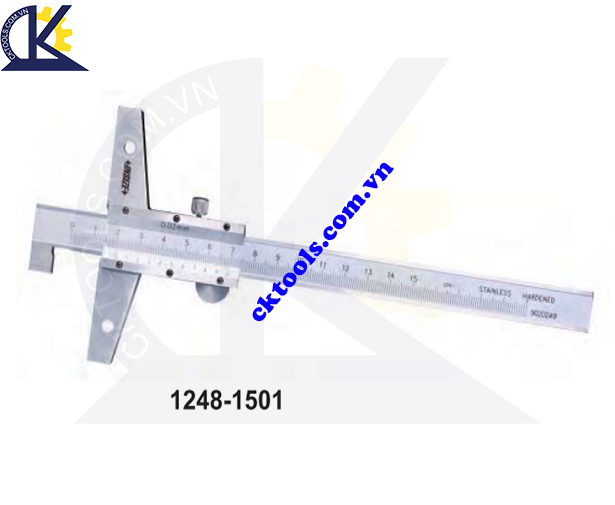 Thước đo sâu cơ khí  INSIZE  1248-1501 ,   VERNIER  HOOK DEPTH GAGES     1248-1501 