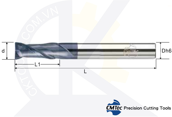 Dao phay CMTec CELS2, Dao phay ngón CMTéc CELS2