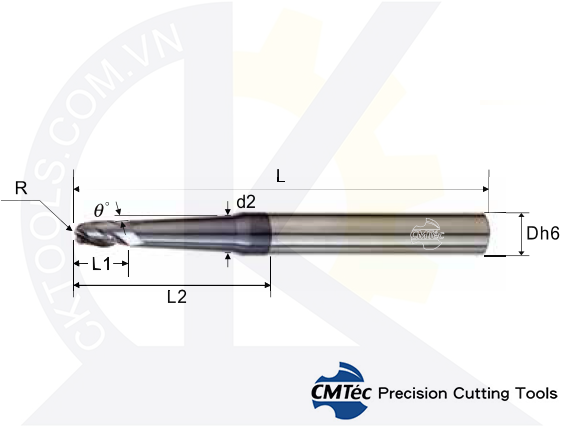 Dao phay CMTec CENL4, Dao phay ngón CMTéc CENL4